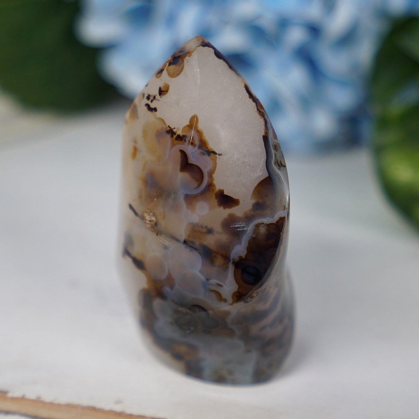 Dendritic Agate Quartz Flame