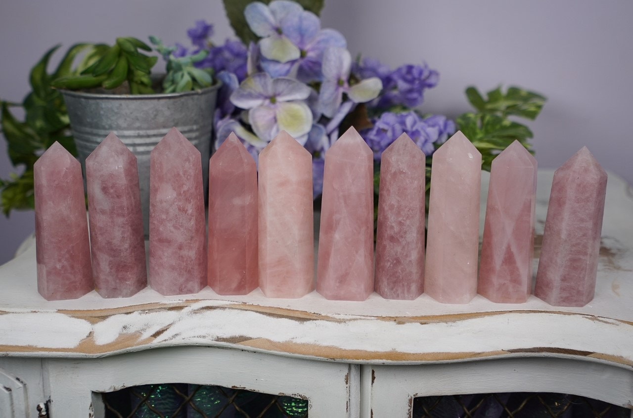 Rose Quartz Moon Phase Towers