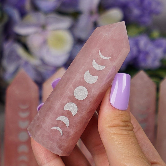Rose Quartz Moon Phase Towers