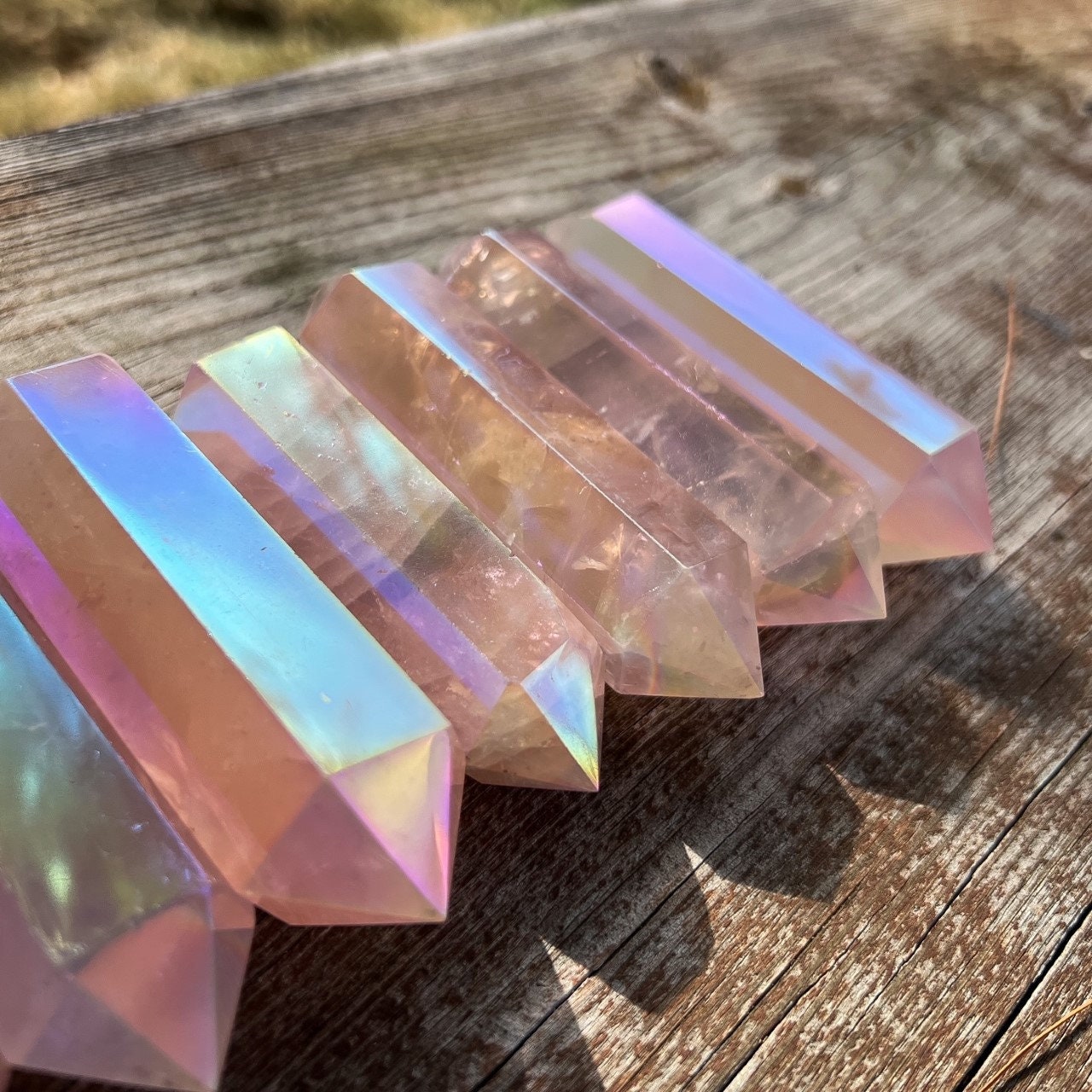 Angel Aura Rose Quartz Wand