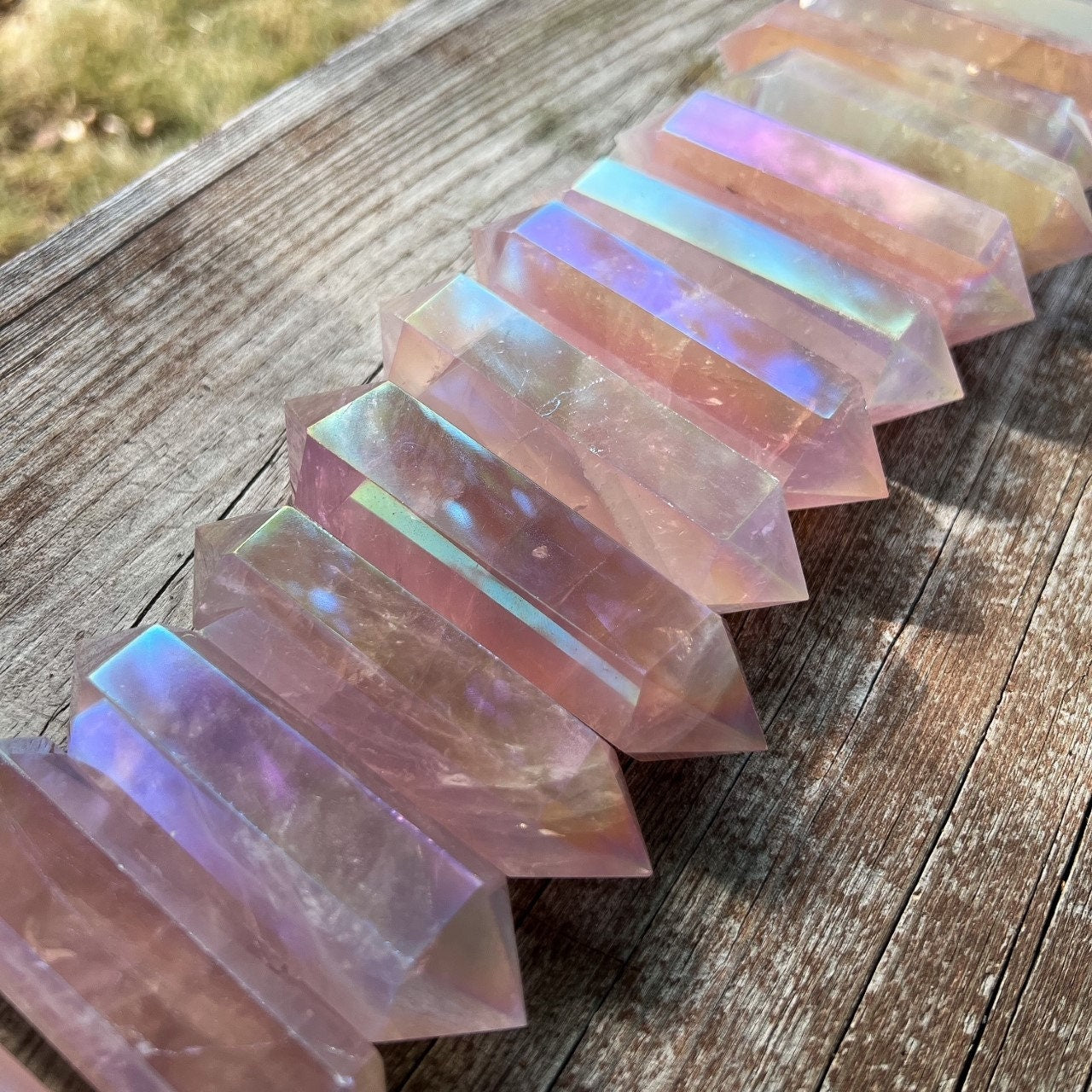 Angel Aura Rose Quartz Wand
