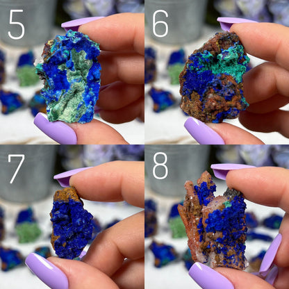 Azurite Malachite Quartz Limonite Selenite