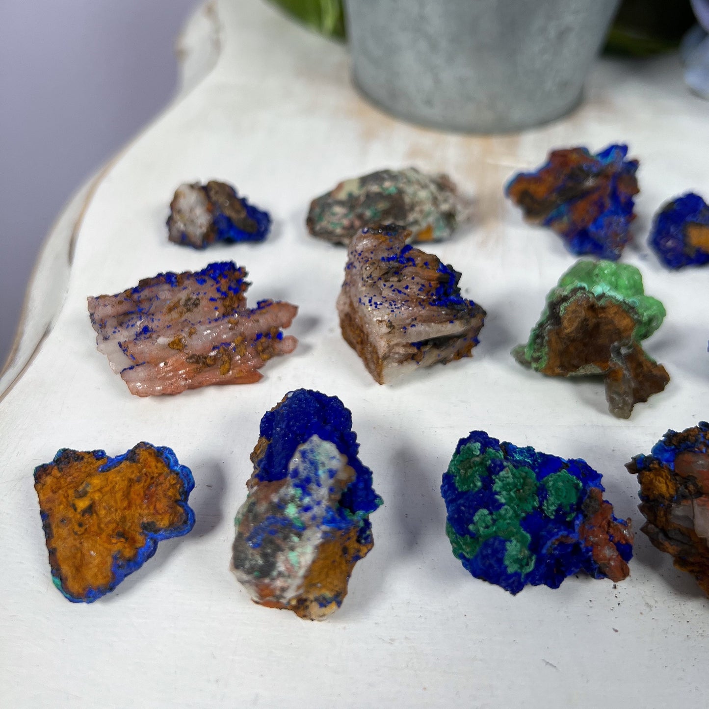 Azurite Malachite Quartz Limonite Selenite