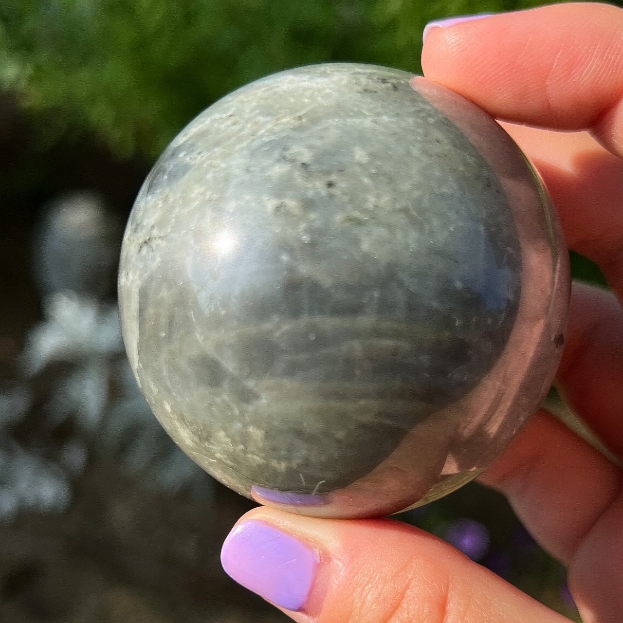 Pink Orange Labradorite