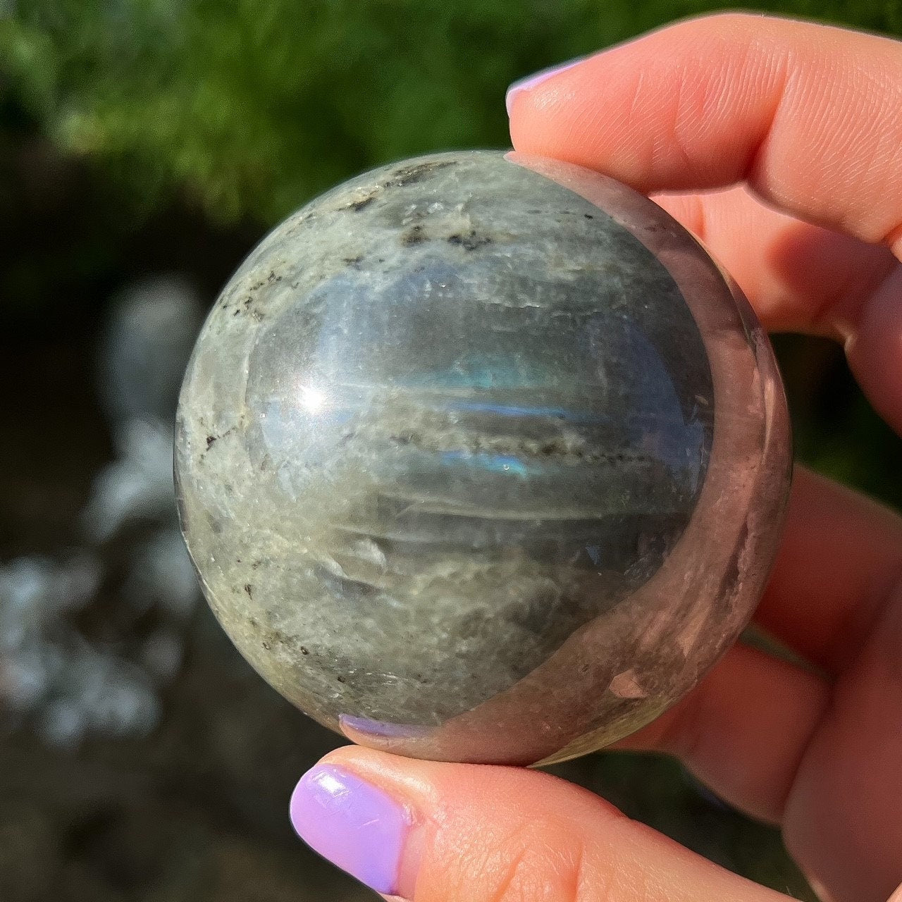 Pink Orange Labradorite