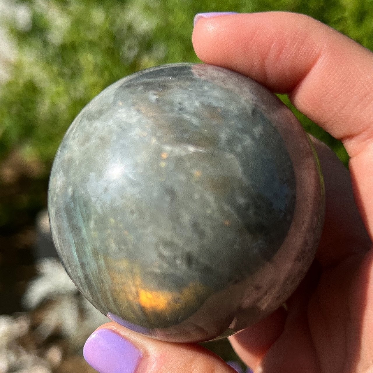 Fire Orange Labradorite