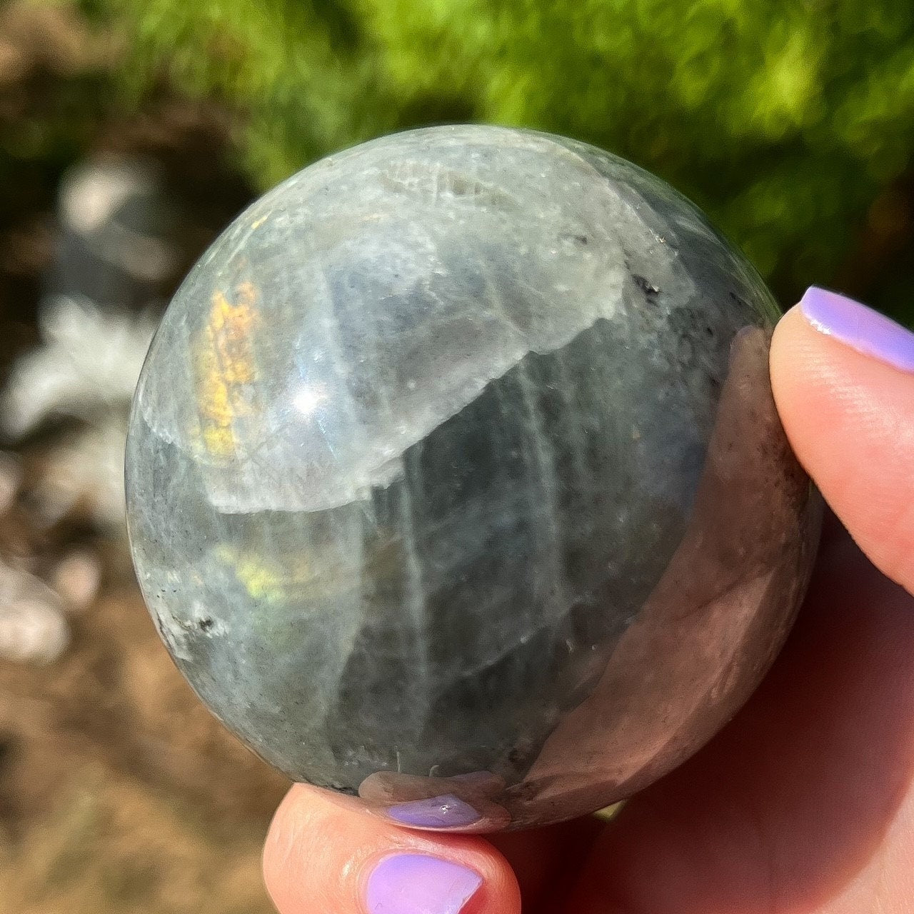 Fire Orange Labradorite