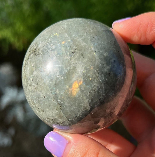 Pink Orange Labradorite