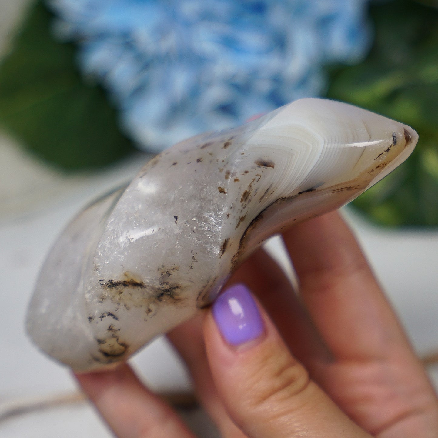 Dendritic Agate Quartz Flame