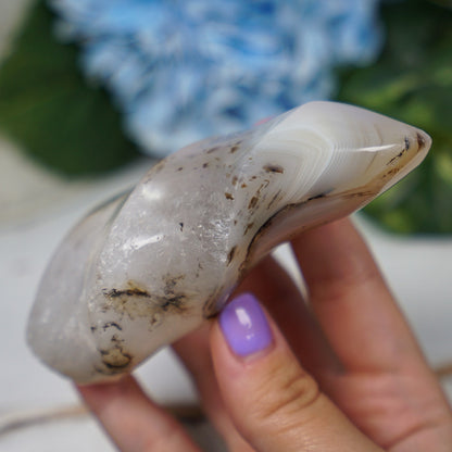 Dendritic Agate Quartz Flame