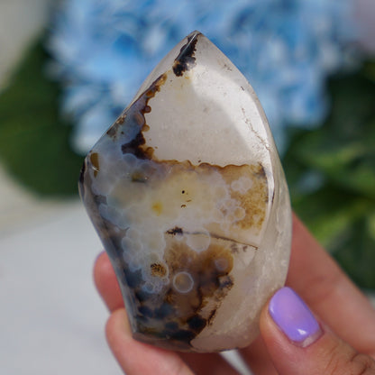 Dendritic Agate Quartz Flame