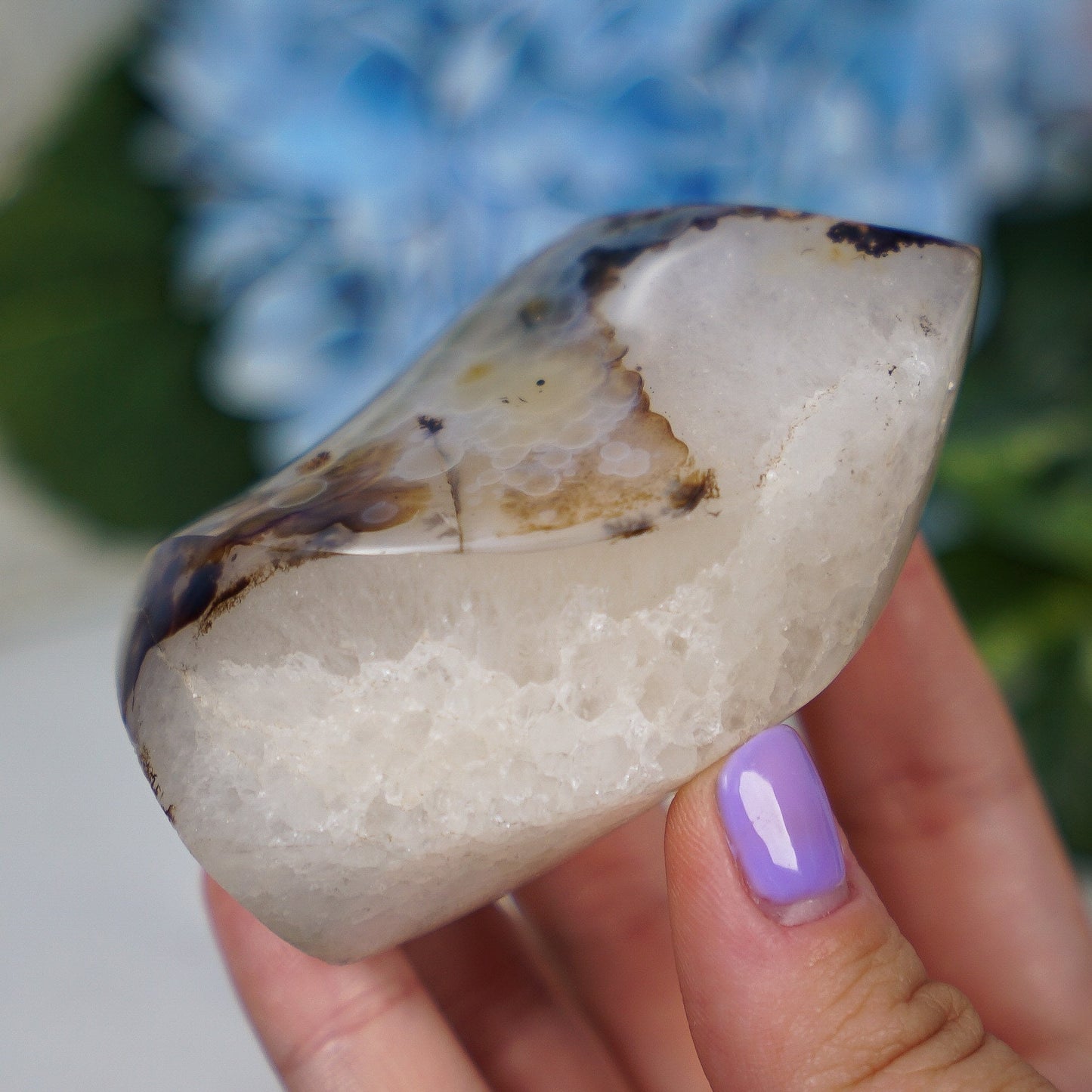 Dendritic Agate Quartz Flame