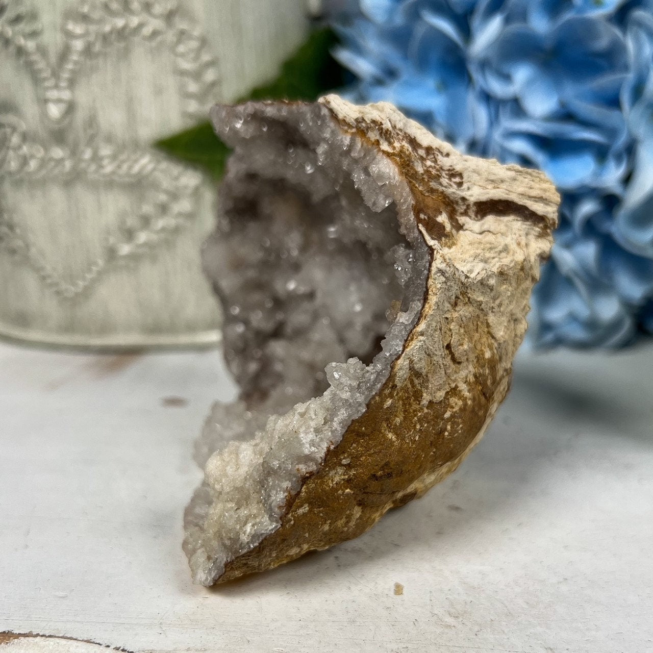 Druzy Quartz Geode