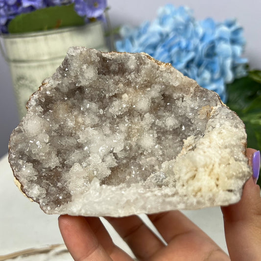 Druzy Quartz Geode