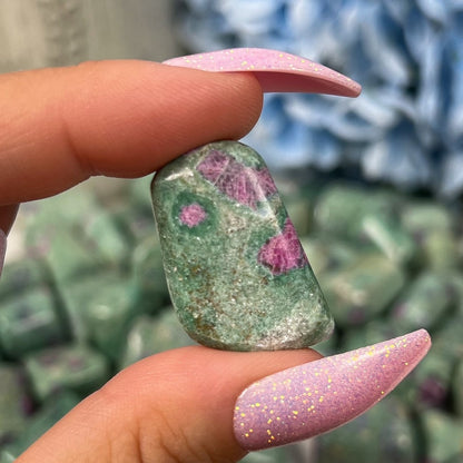 Ruby in Fuchsite Tumbles