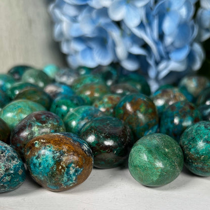 Chrysocolla Malachite Tumbles