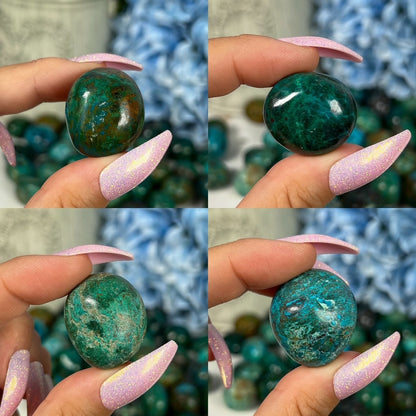 Chrysocolla Malachite Tumbles