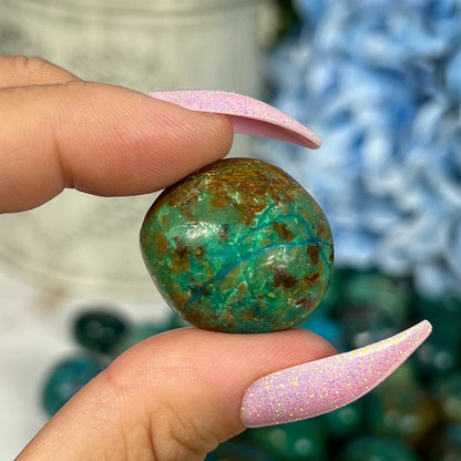 Chrysocolla Malachite Tumbles