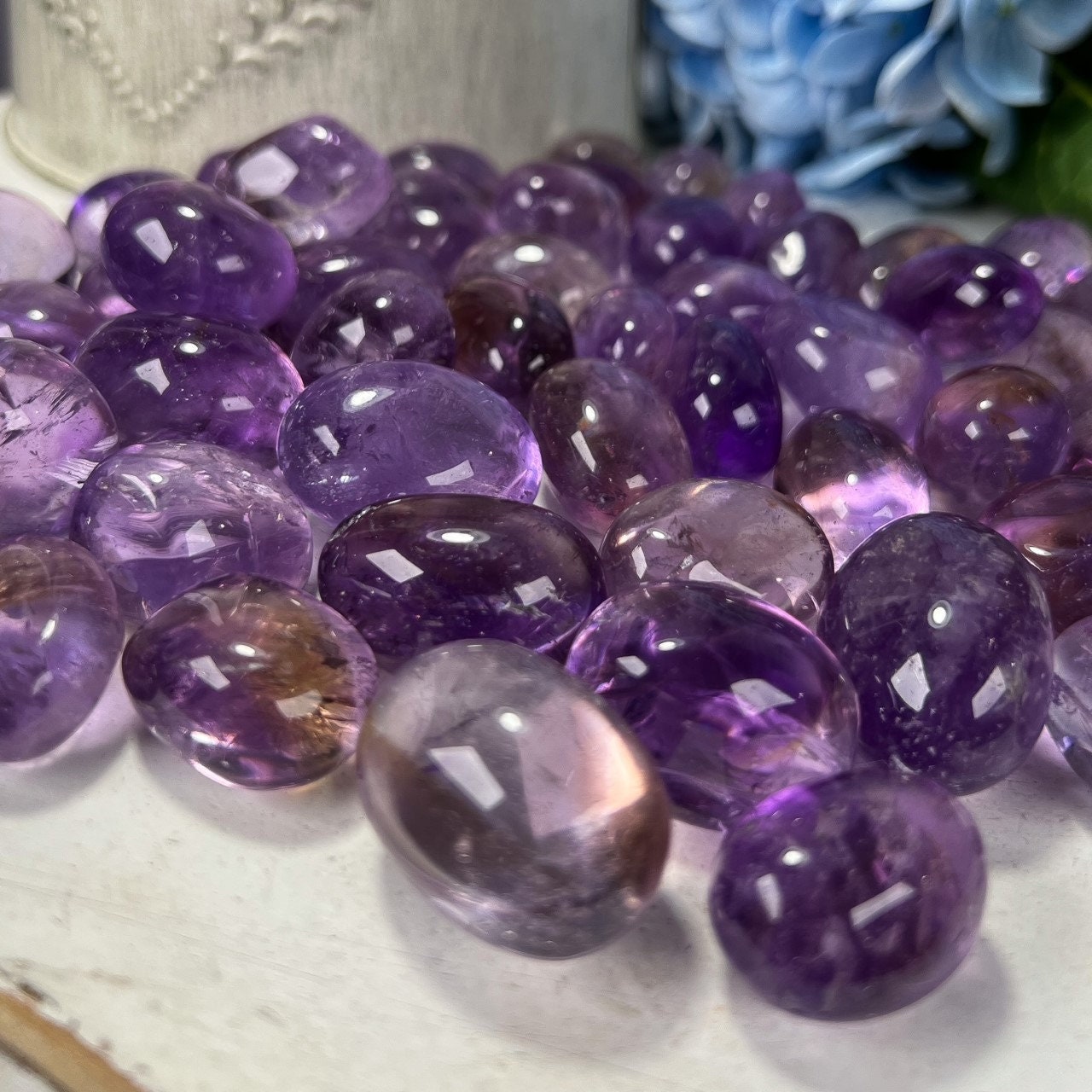 Gem Grade Amethyst Tumbles