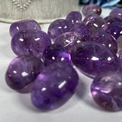 Gem Grade Amethyst Tumbles