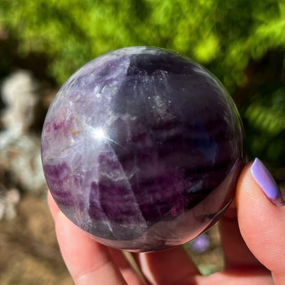 Magenta Pink Fluorite Sphere