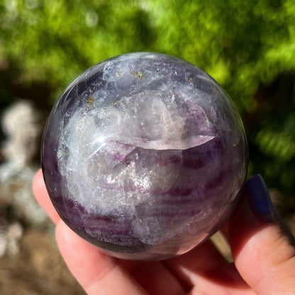 Magenta Pink Fluorite Sphere