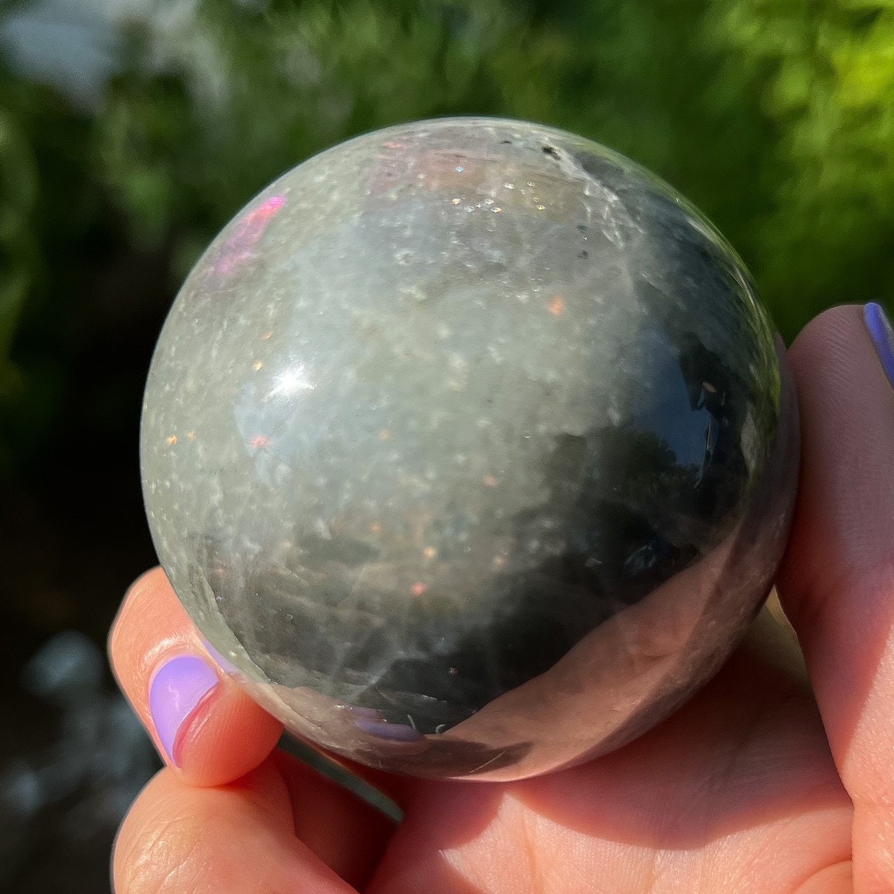 Purple Pink Labradorite