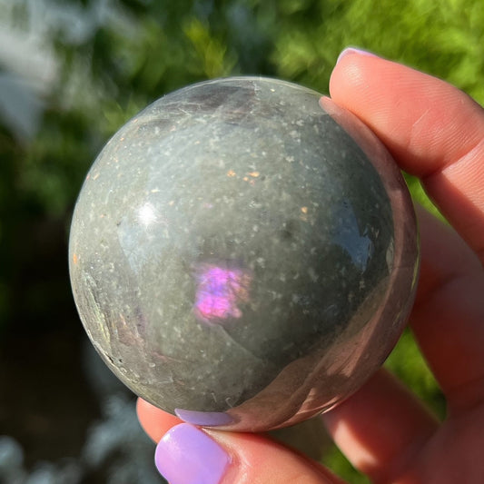 Purple Pink Labradorite
