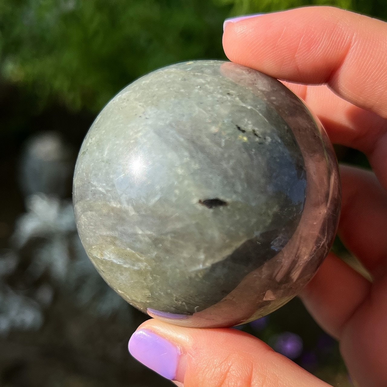 Pink Orange Labradorite