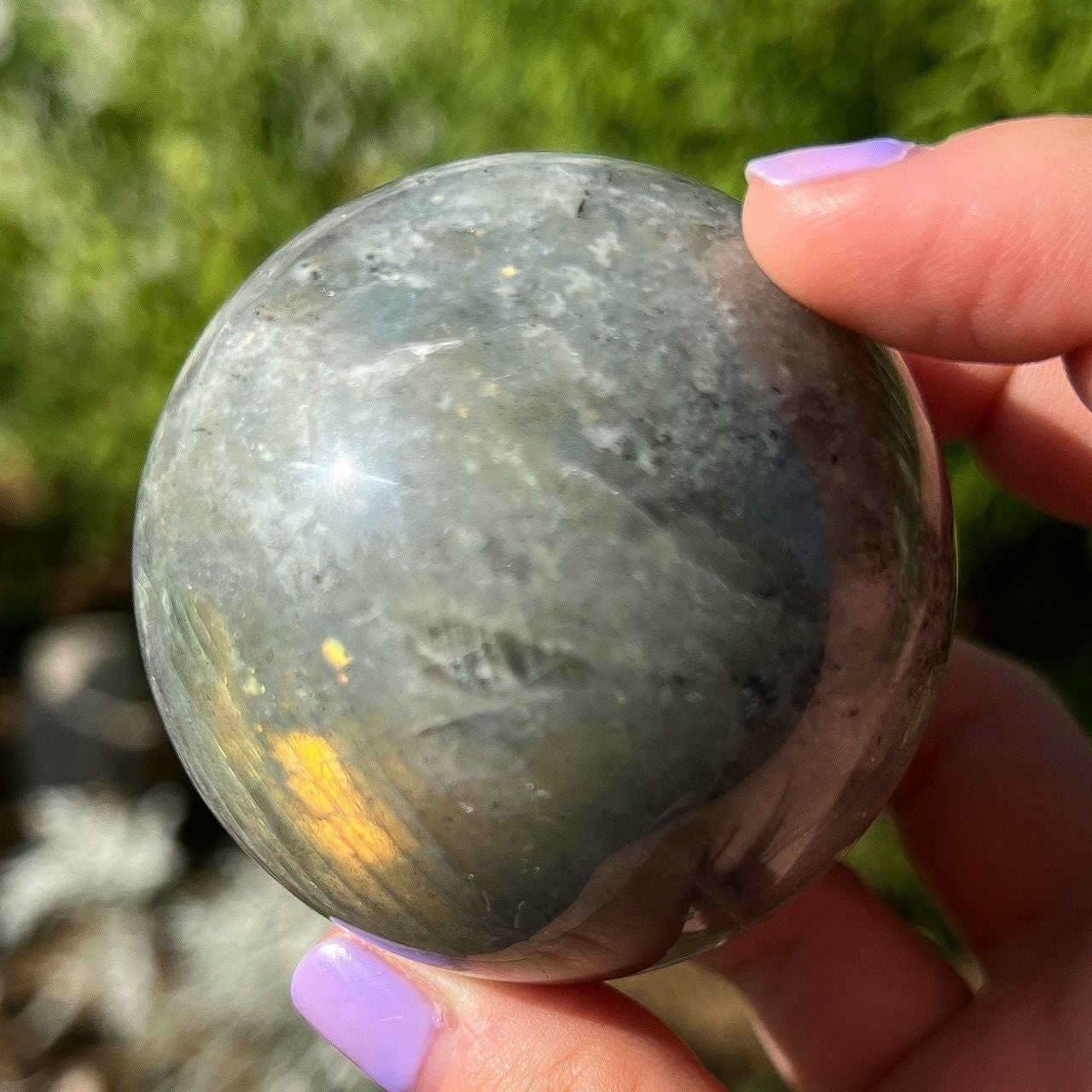 Fire Orange Labradorite