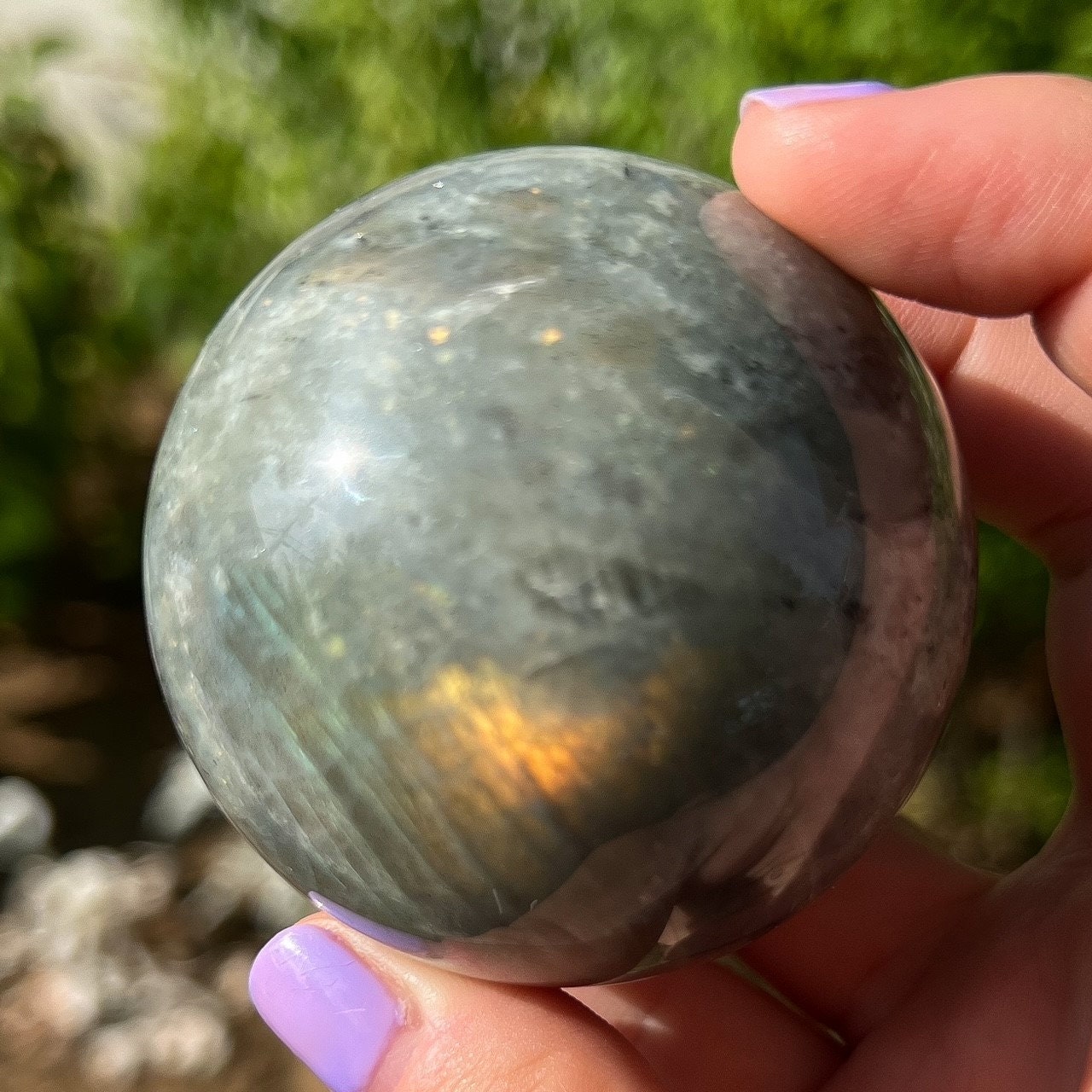 Fire Orange Labradorite