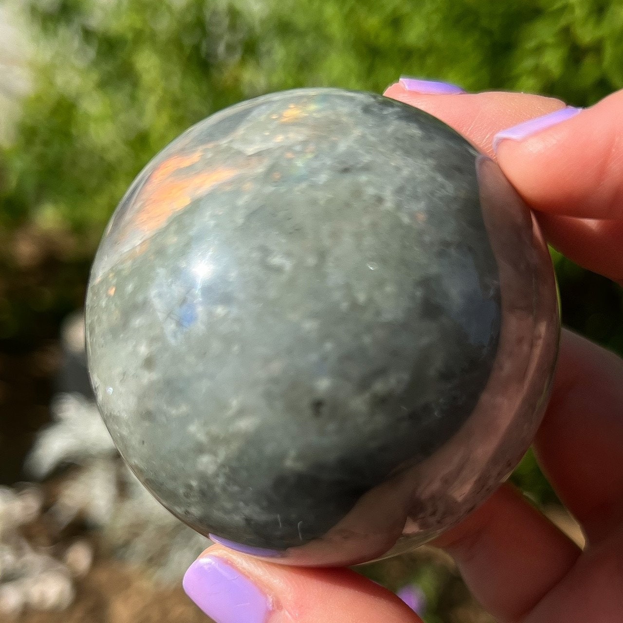 Fire Orange Labradorite