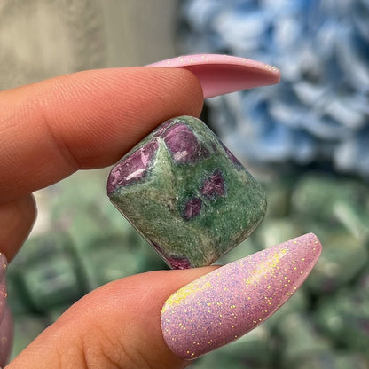 Ruby in Fuchsite Tumbles