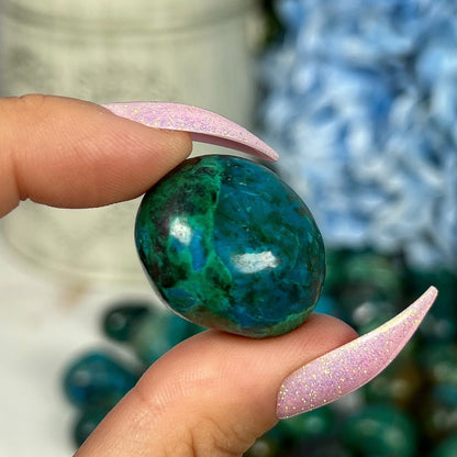 Chrysocolla Malachite Tumbles