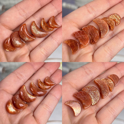 Gem Grade Sunstone Moons