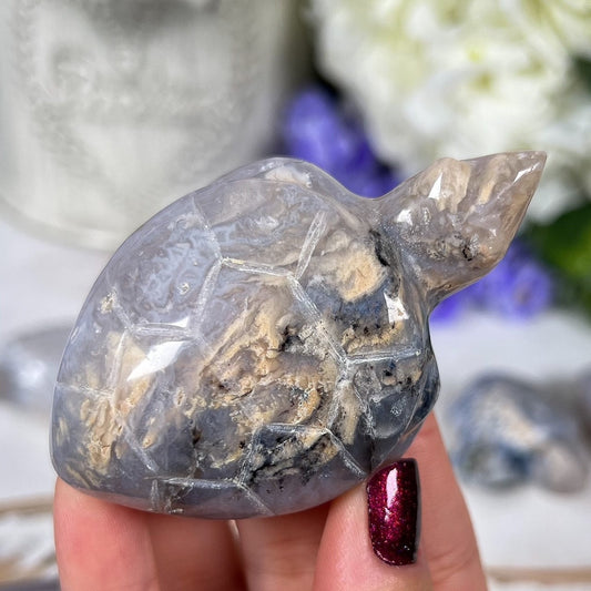 Dendritic Agate Sea Turtles