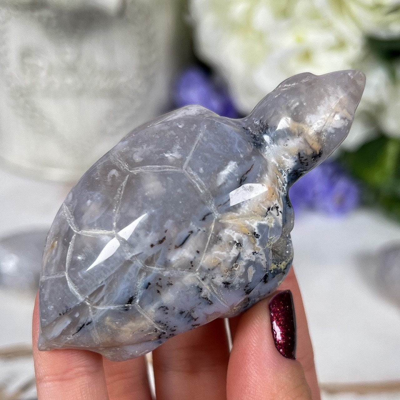 Dendritic Agate Sea Turtles
