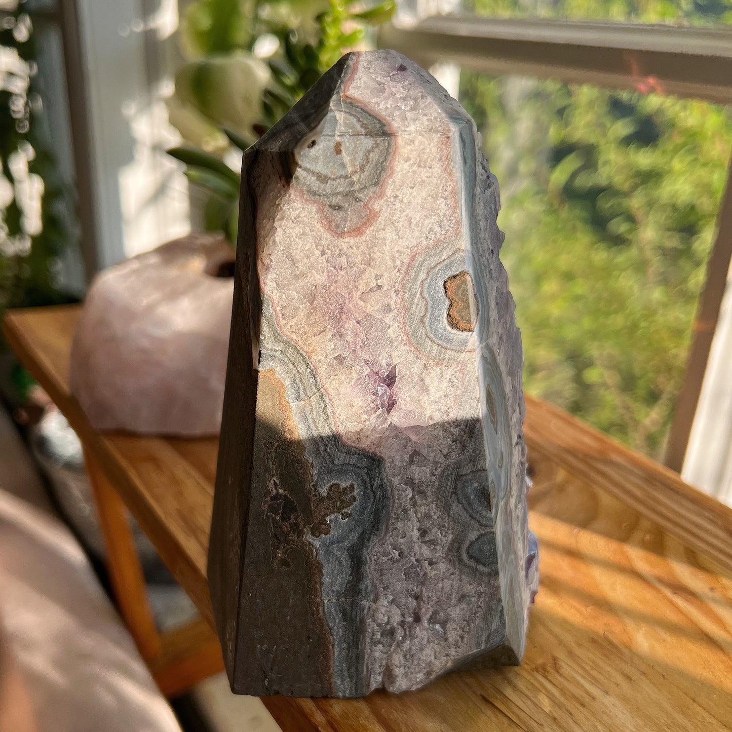 Rainbow Aura Amethyst Cathedral