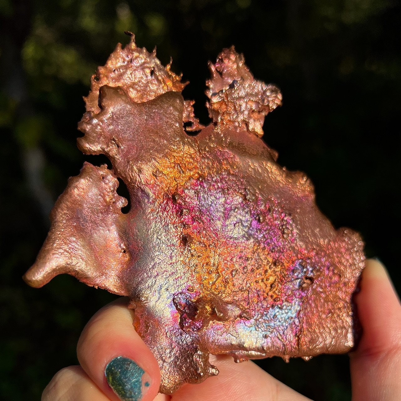 Splash Copper Wall Art