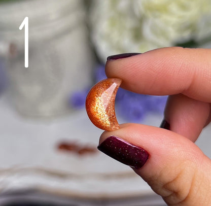 Gem Grade Sunstone Moons
