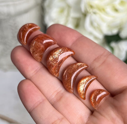 Gem Grade Sunstone Moons