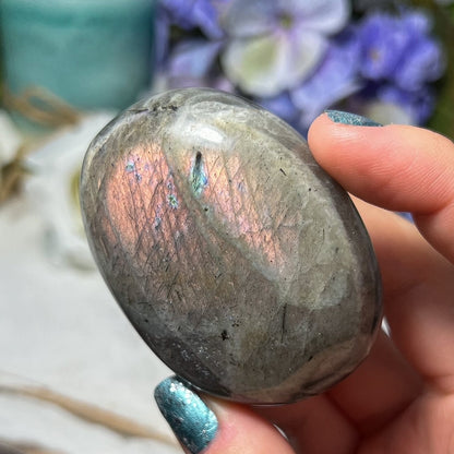 Peach Purple Labradorite