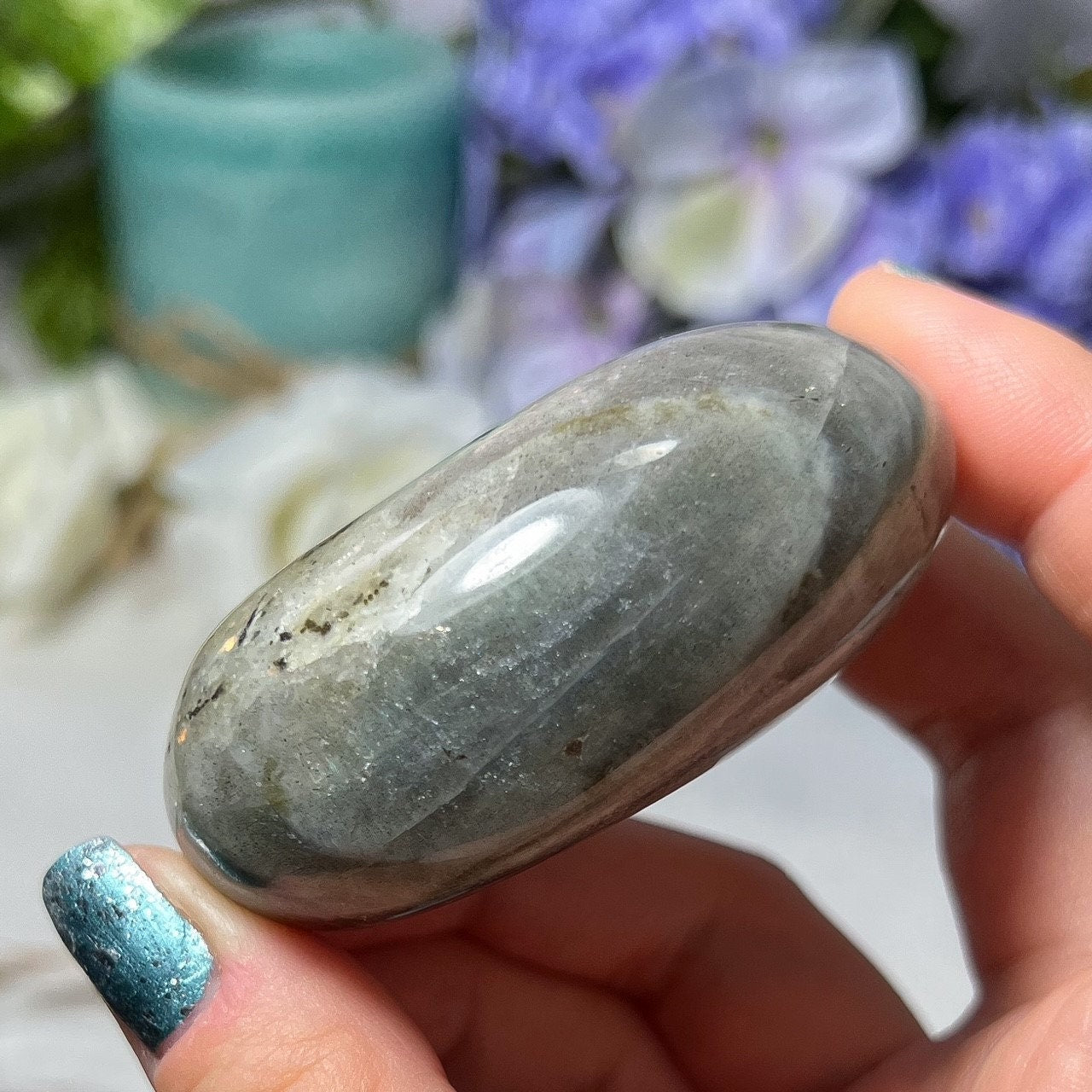 Peach Purple Labradorite