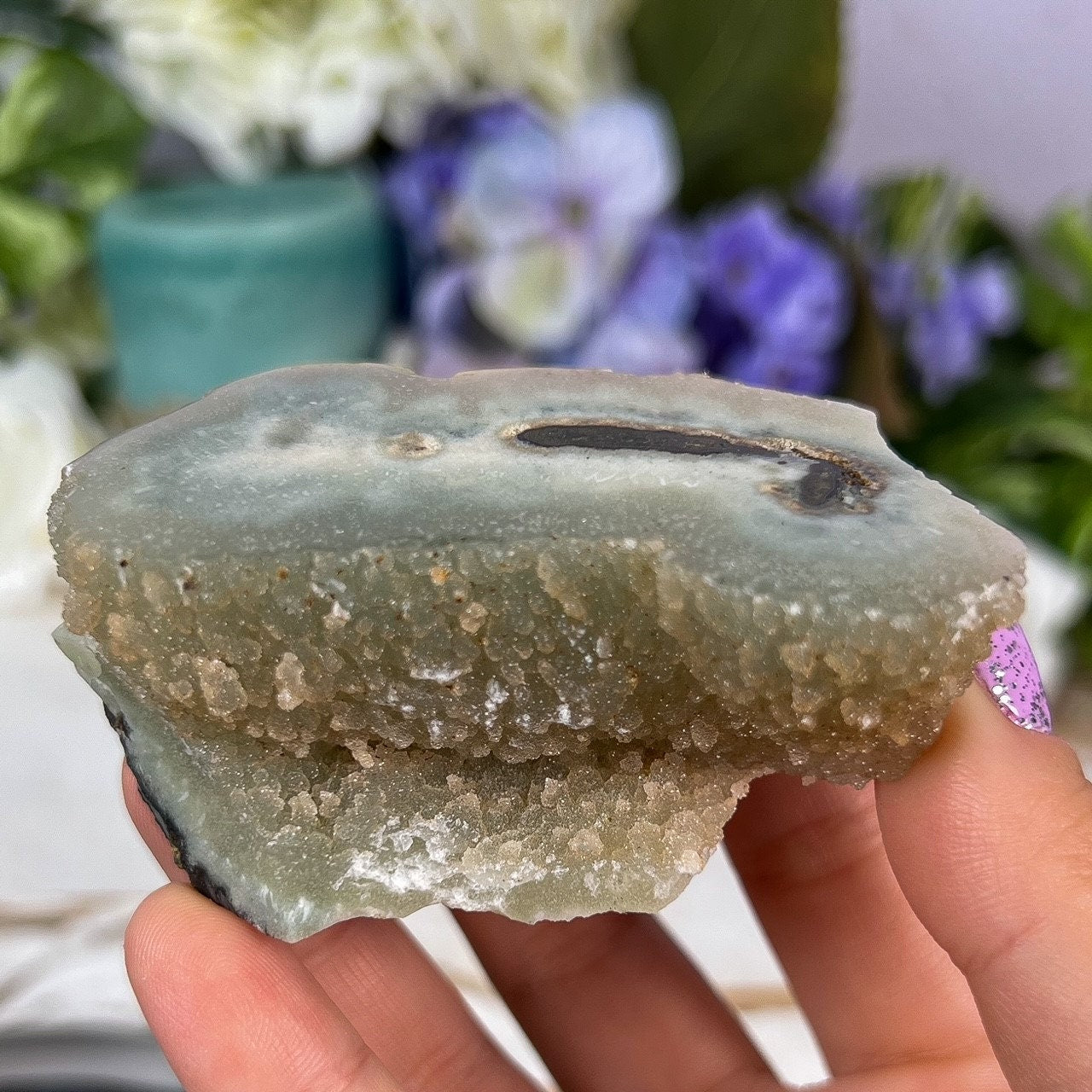 Glittery Quartz Jasper Eye