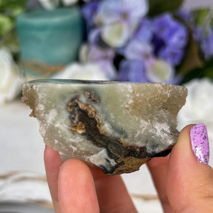 Glittery Quartz Jasper Eye