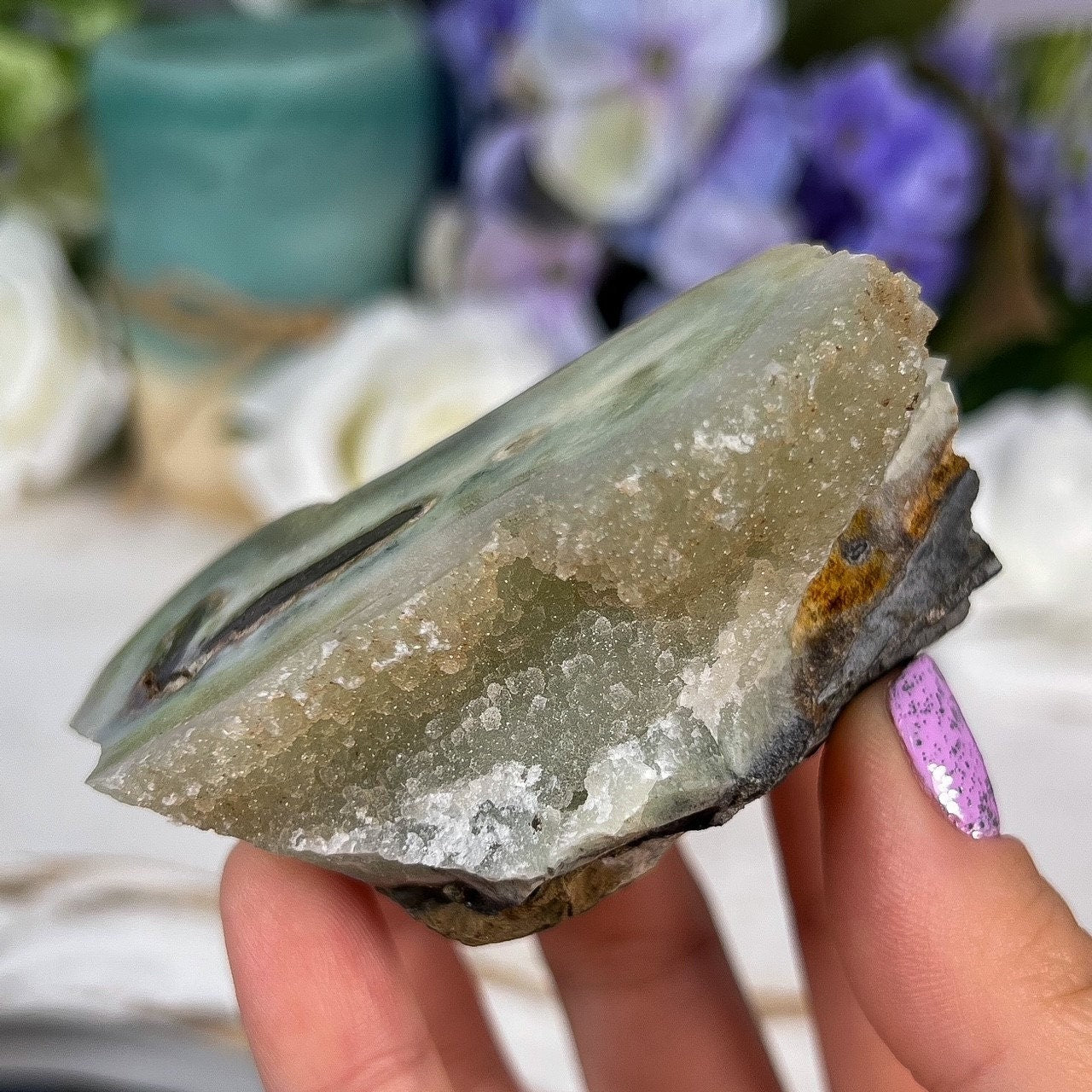 Glittery Quartz Jasper Eye