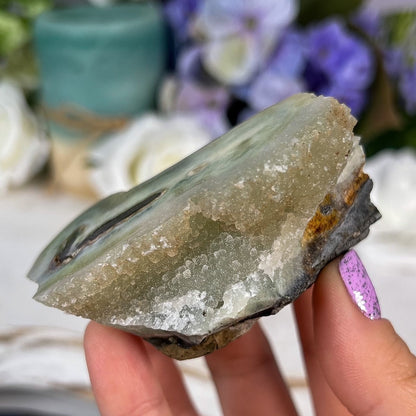 Glittery Quartz Jasper Eye