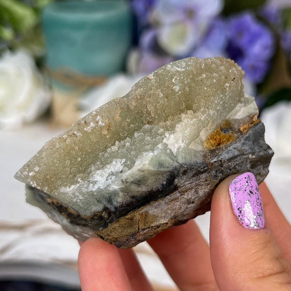 Glittery Quartz Jasper Eye