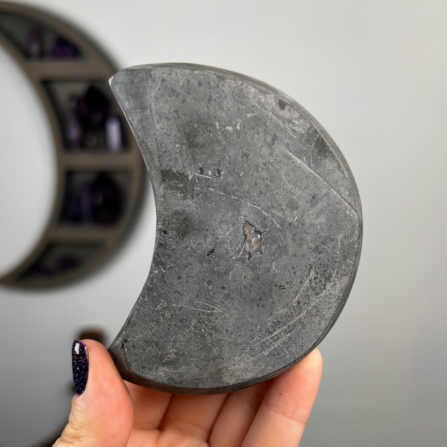 Druzy Amethyst Jasper Moon