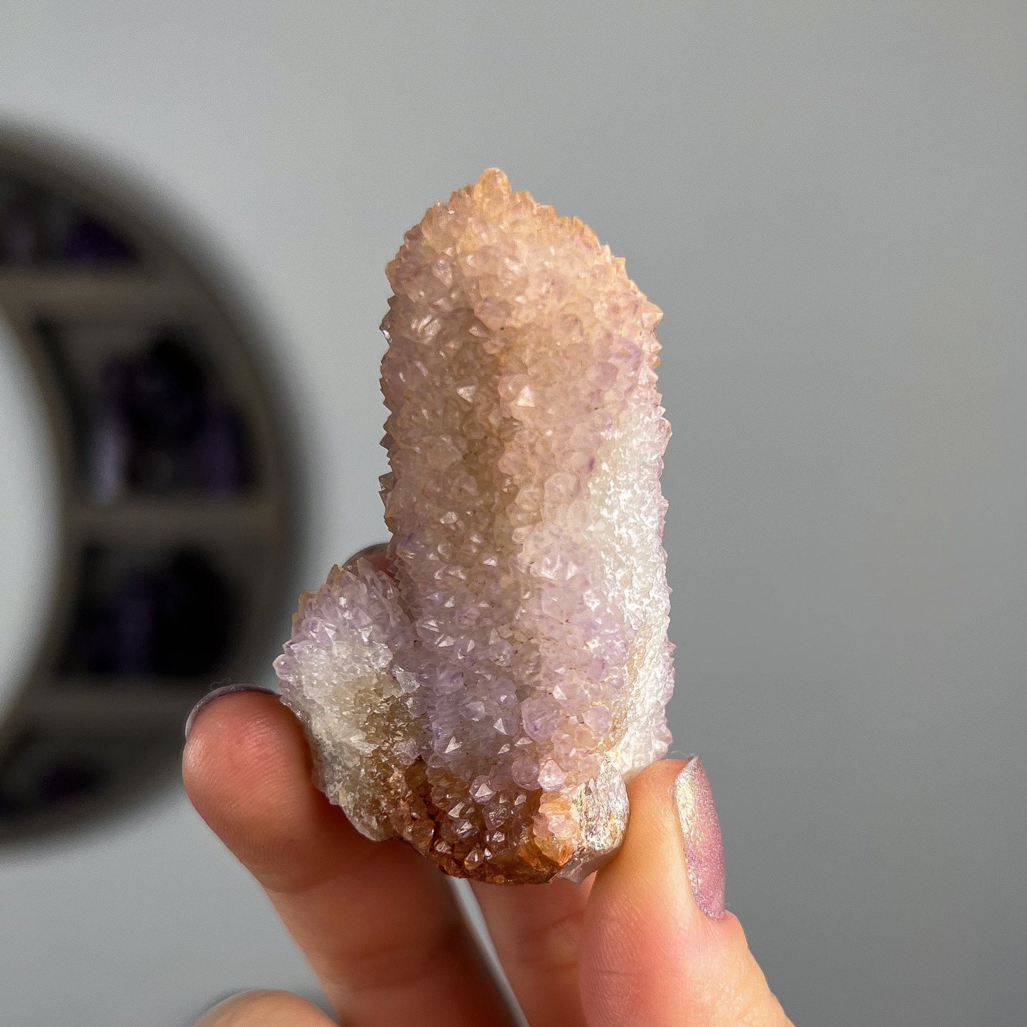 Rainbow Aura Spirit Quartz Cluster